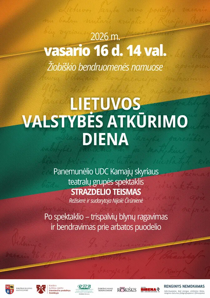 LIETUVOS VALSTYBĖS ATKŪRIMO DIENA Žiobiškyje