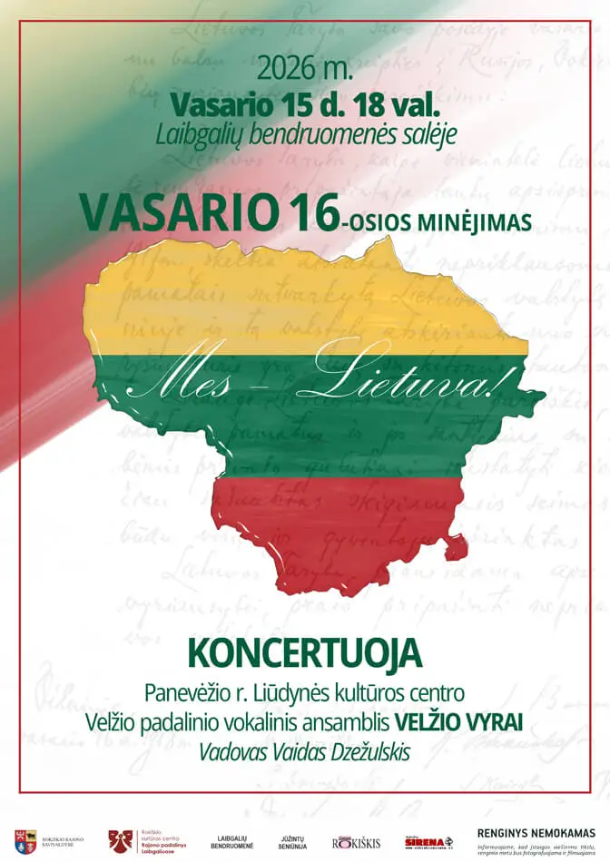 LIETUVOS VALSTYBĖS ATKŪRIMO DIENA Laibgaliuose