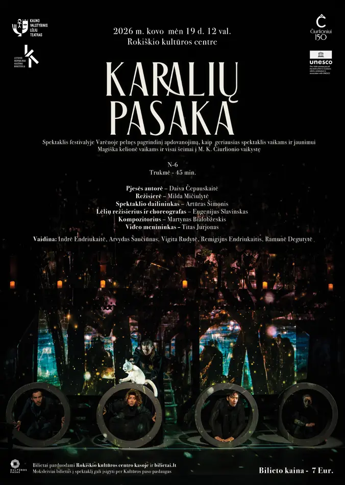 Spektaklis visai šeimai KARALIŲ PASAKA (N-6)