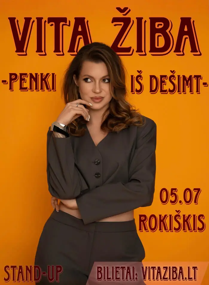 Vita Žiba STAND-UP programa „5 iš 10“ | N-14