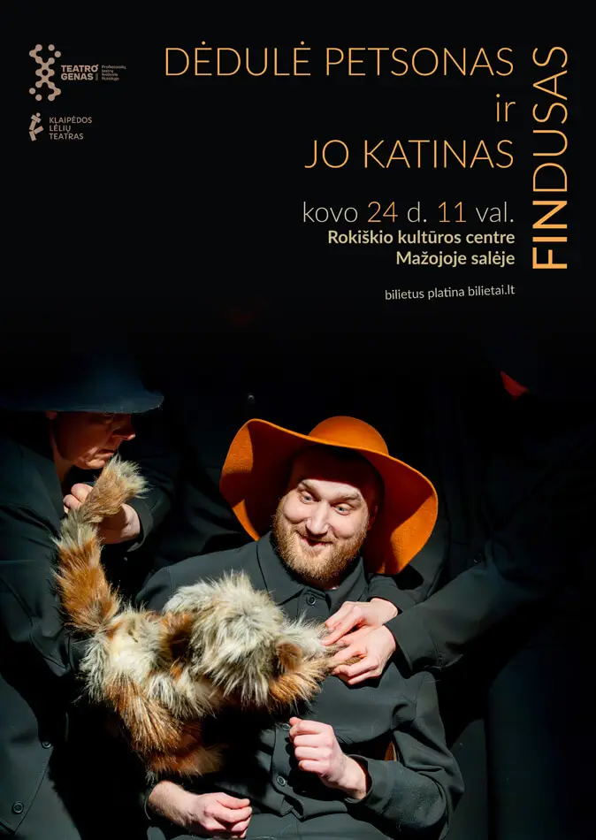Lėlių spektaklis DĖDULĖ PETSONAS IR JO KATINAS FINDUSAS