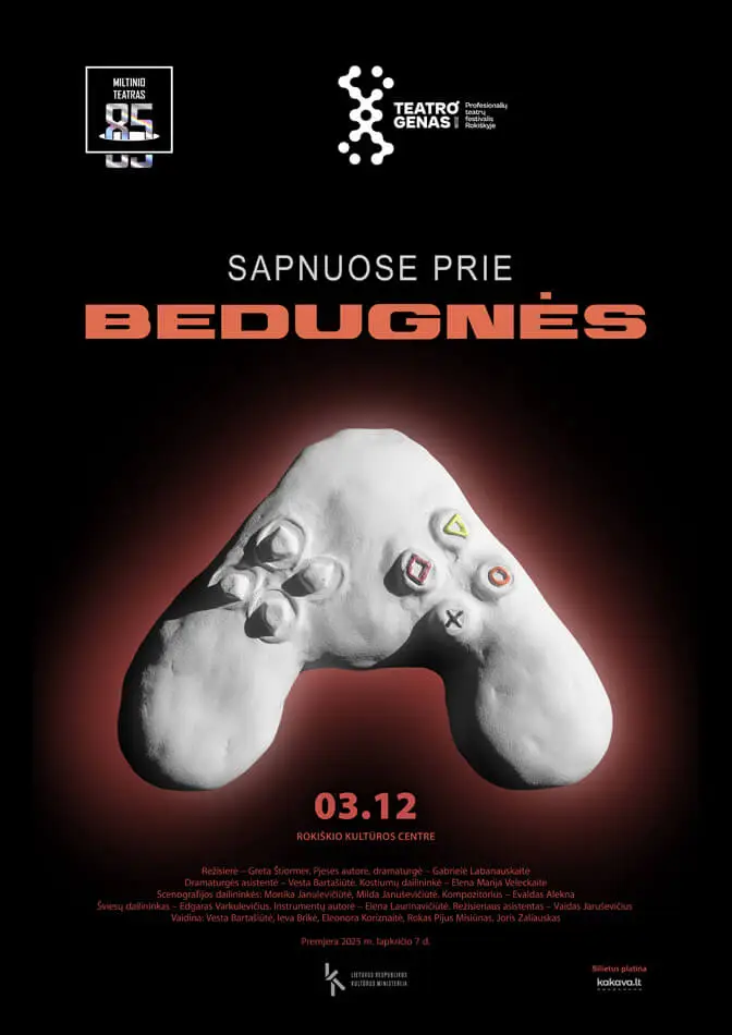 Spektaklis jaunimui ir suaugusiesiems SAPNUOSE PRIE BEDUGNĖS